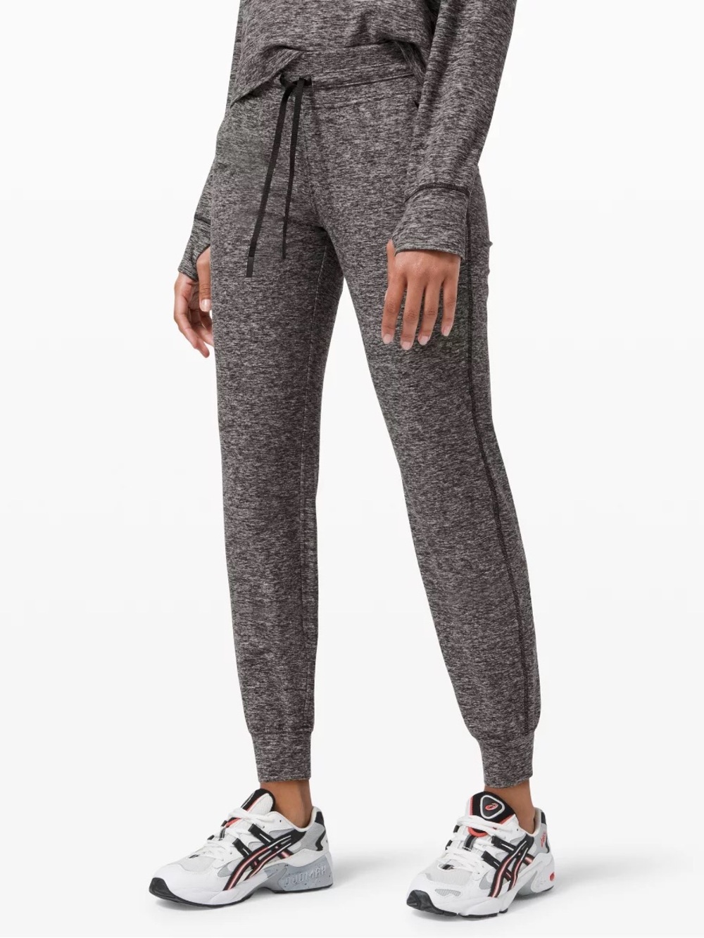 Lululemon Fleece Gray Joggers Size 8